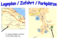 Lageplan / Zufahrt / Parkplätze