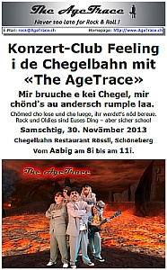 The AgeTrace, Chegelbahn Rest. Rössli, Schönenberg